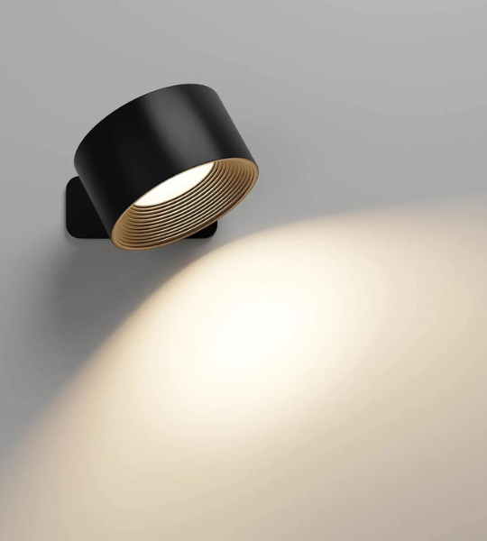 Dæmpbar LED-væglampe med fjernbetjening og touch-funktion