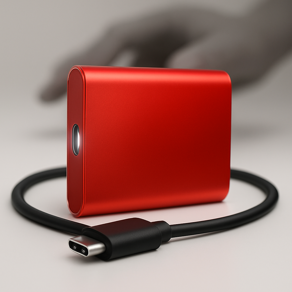 Bærbar ekstern SSD med USB-C – Ultrahurtig SSD