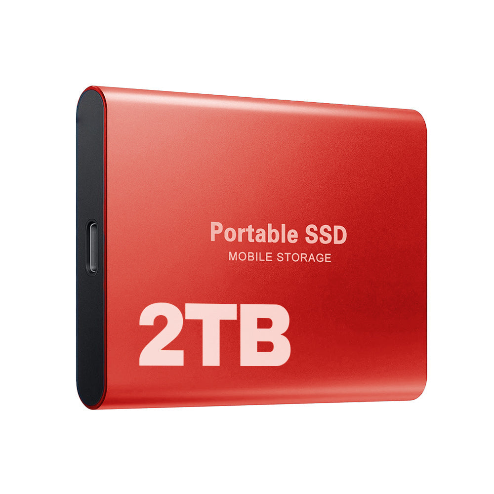 Ultrahurtig bærbar ekstern SSD-harddisk til pc'er og bærbare computere