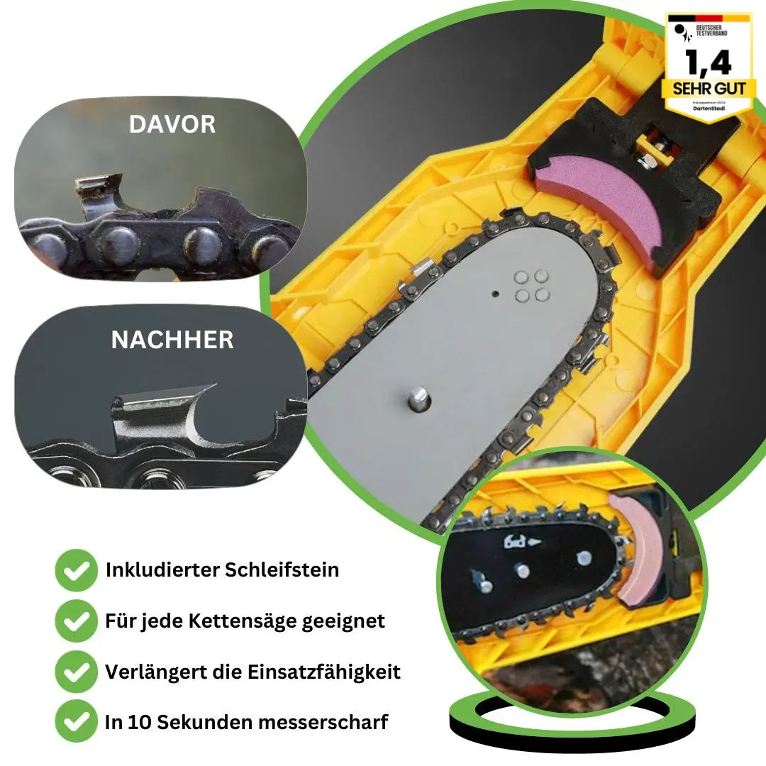 UltraSaw – Hurtig, professionel kædesliber til alle motorsave
