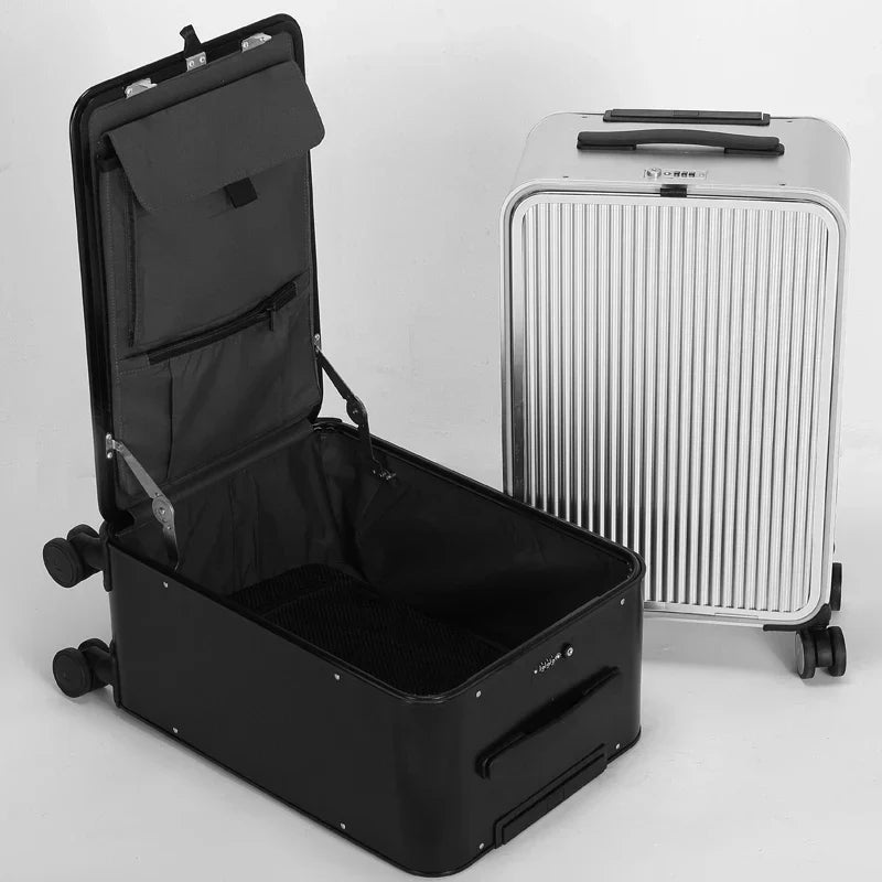 Valparaíso – Luksus-trolley i 100 % aluminium med hård kuffert