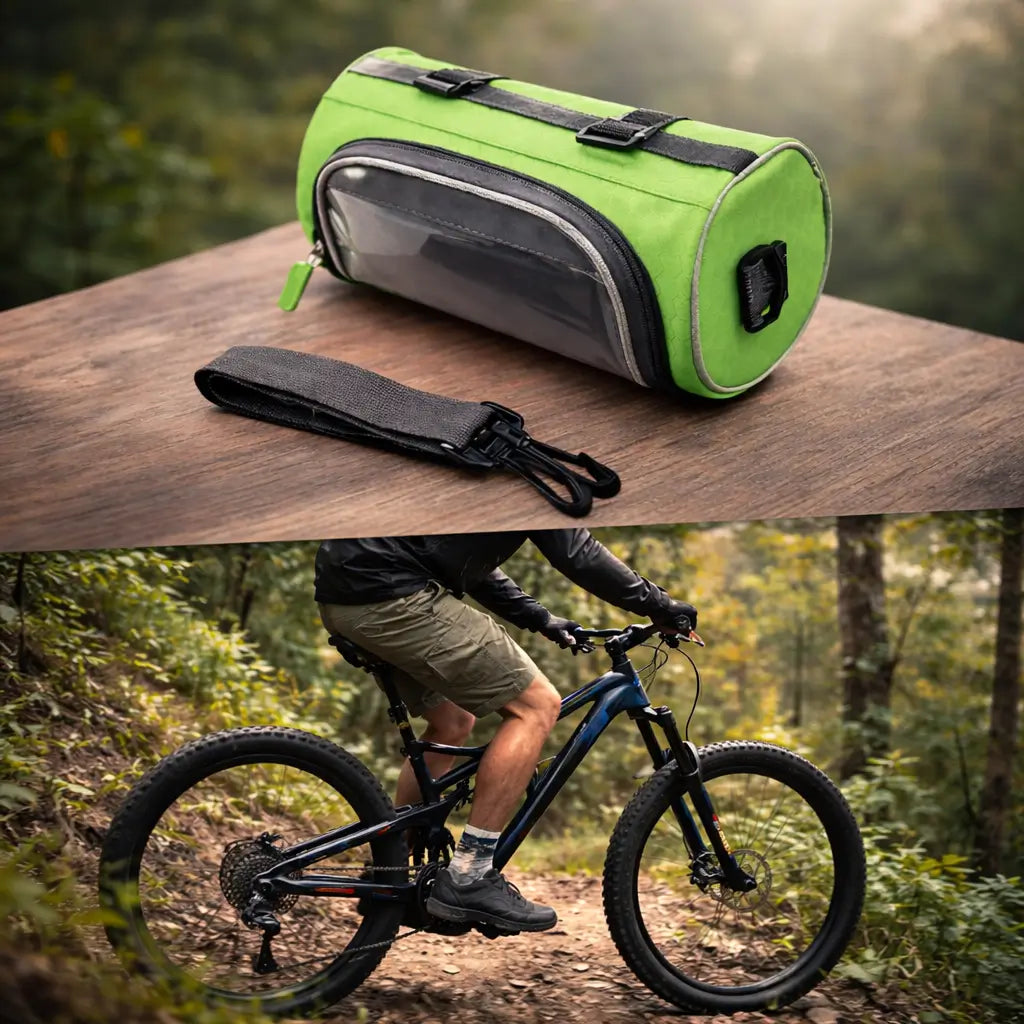 Handlebrix - Styrtaske Med Touchscreen-Vindue Til Cykel