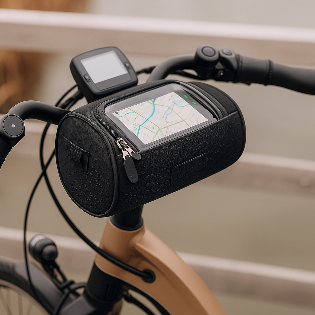 Handlebrix - Styrtaske Med Touchscreen-Vindue Til Cykel