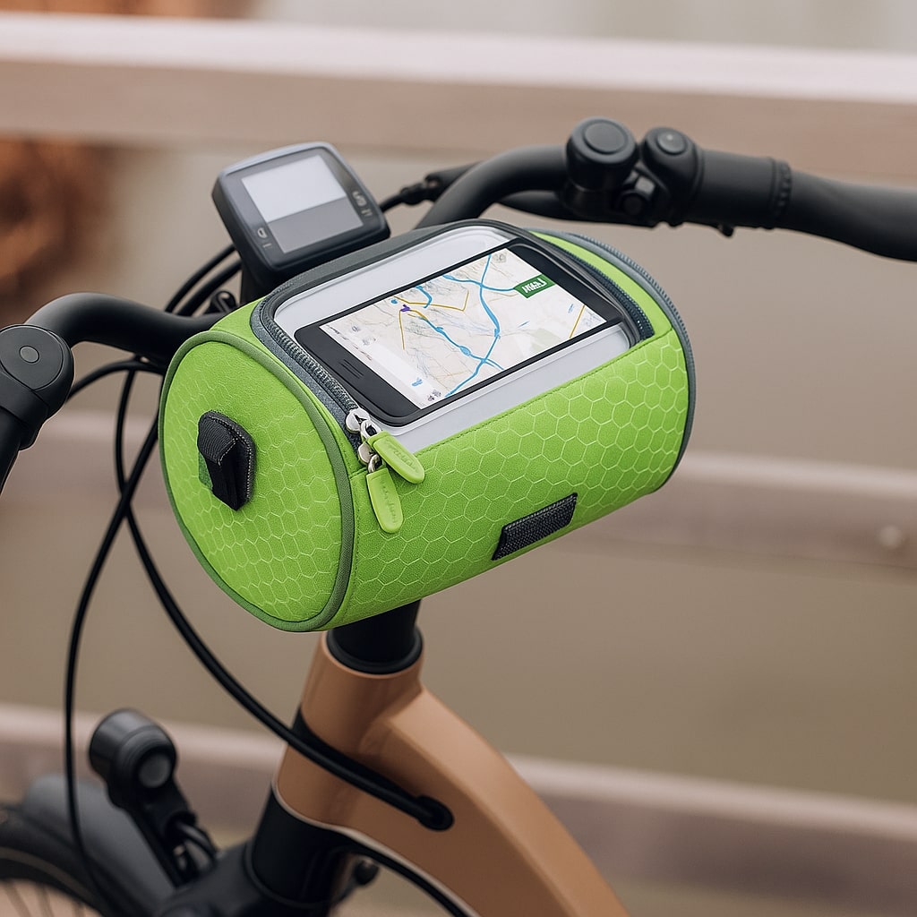 Handlebrix - Styrtaske Med Touchscreen-Vindue Til Cykel