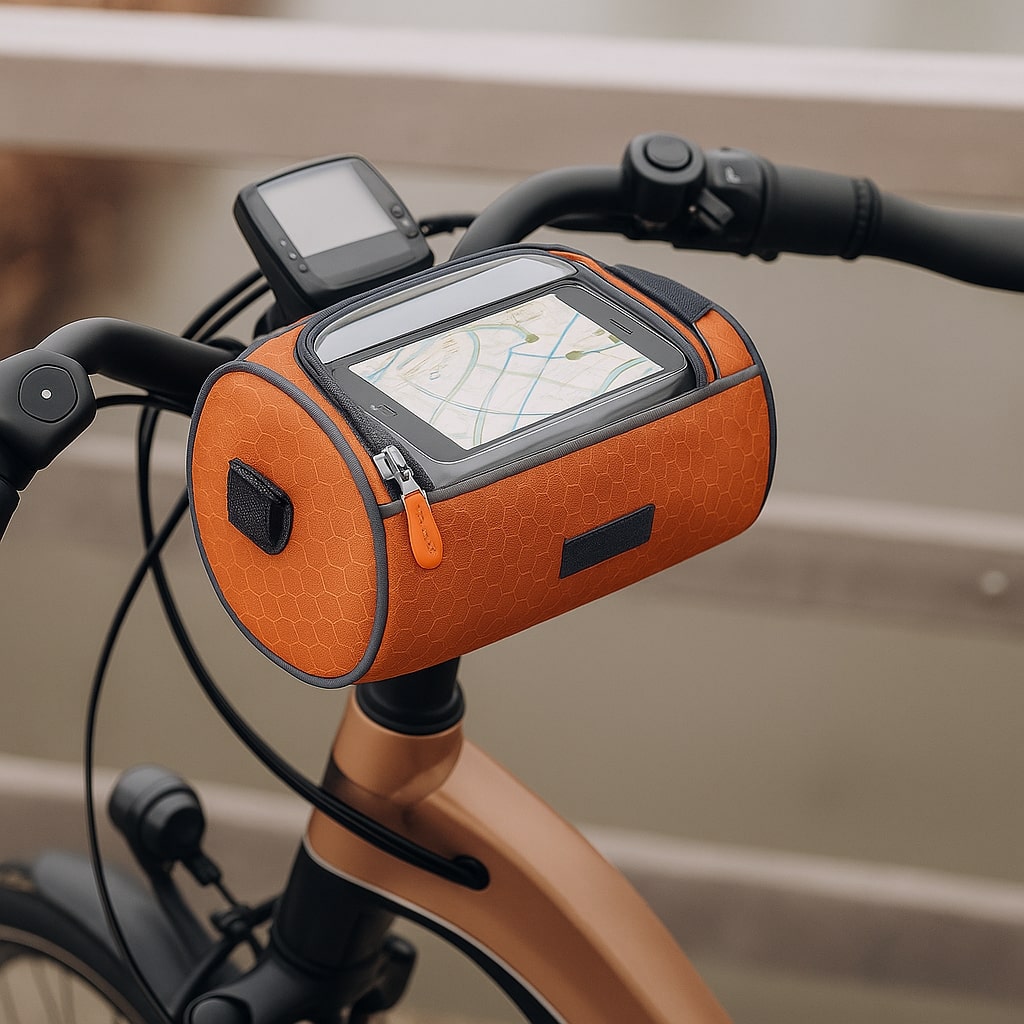 Handlebrix - Styrtaske Med Touchscreen-Vindue Til Cykel