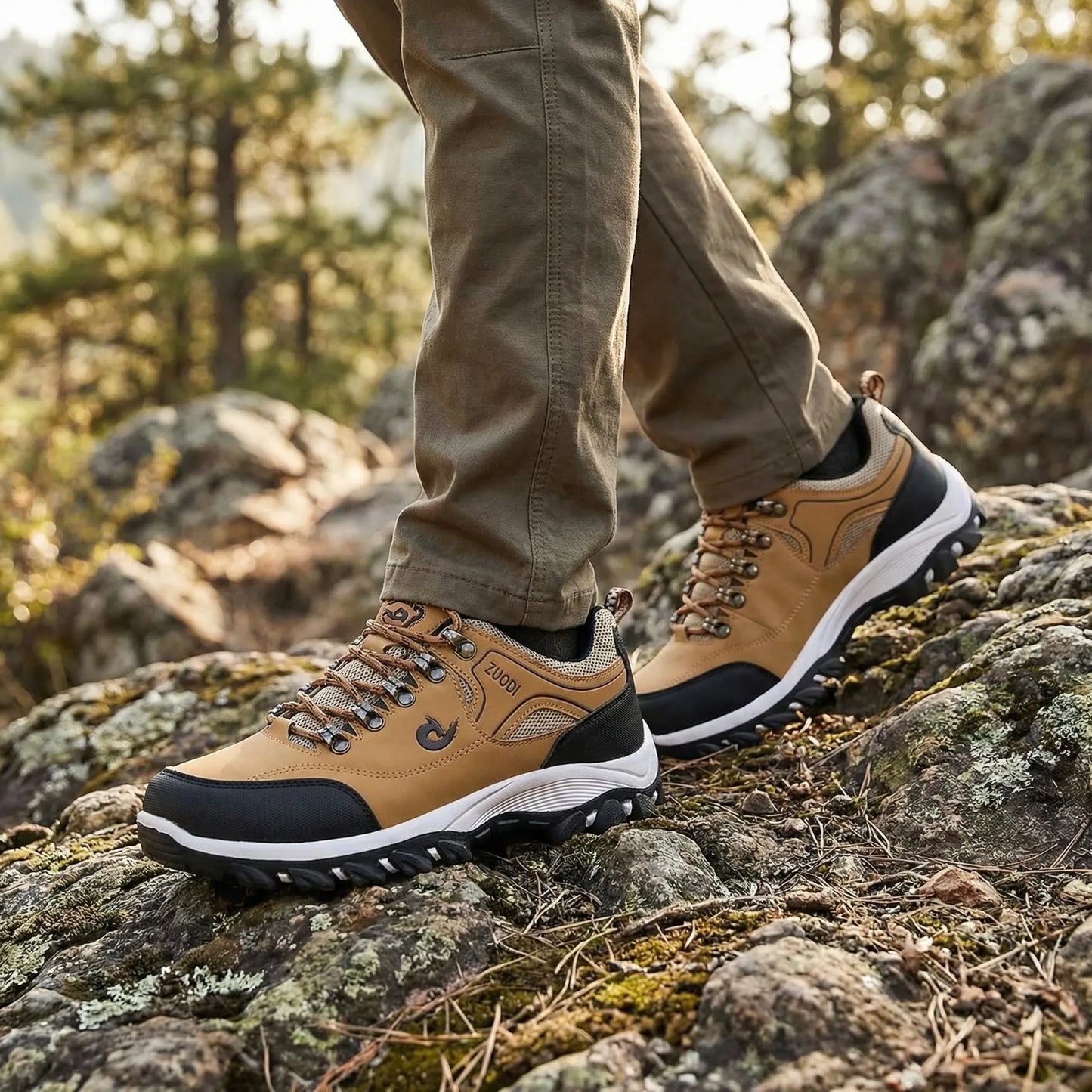 Hikeron - Lavskaftet Vandresko Med Bred Tåboks
