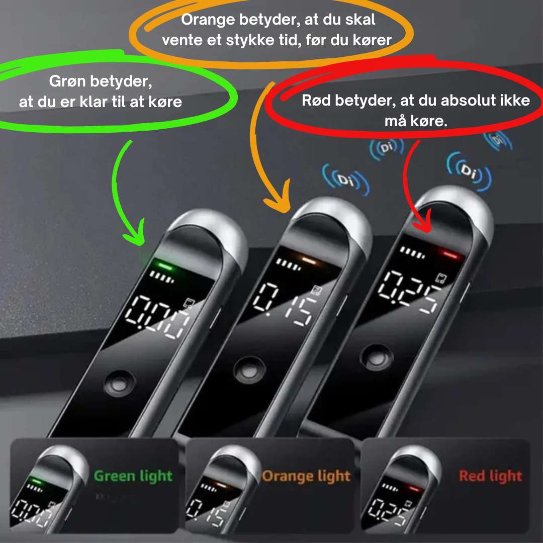 Nem, hurtig og præcis alkoholregistrering!