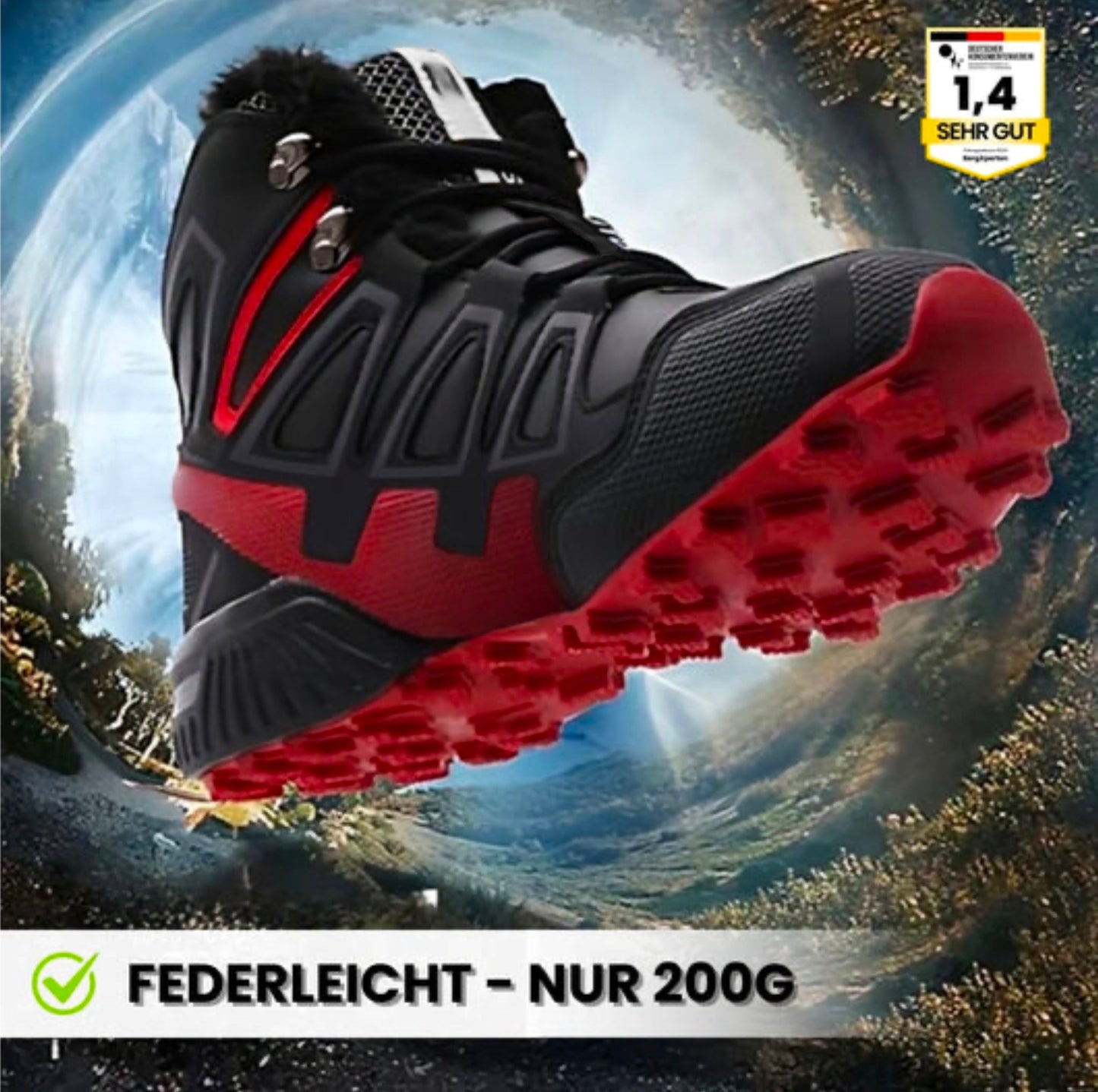 OrthoTrekking Pro Hallux – Trekkingsko til hallux valgus