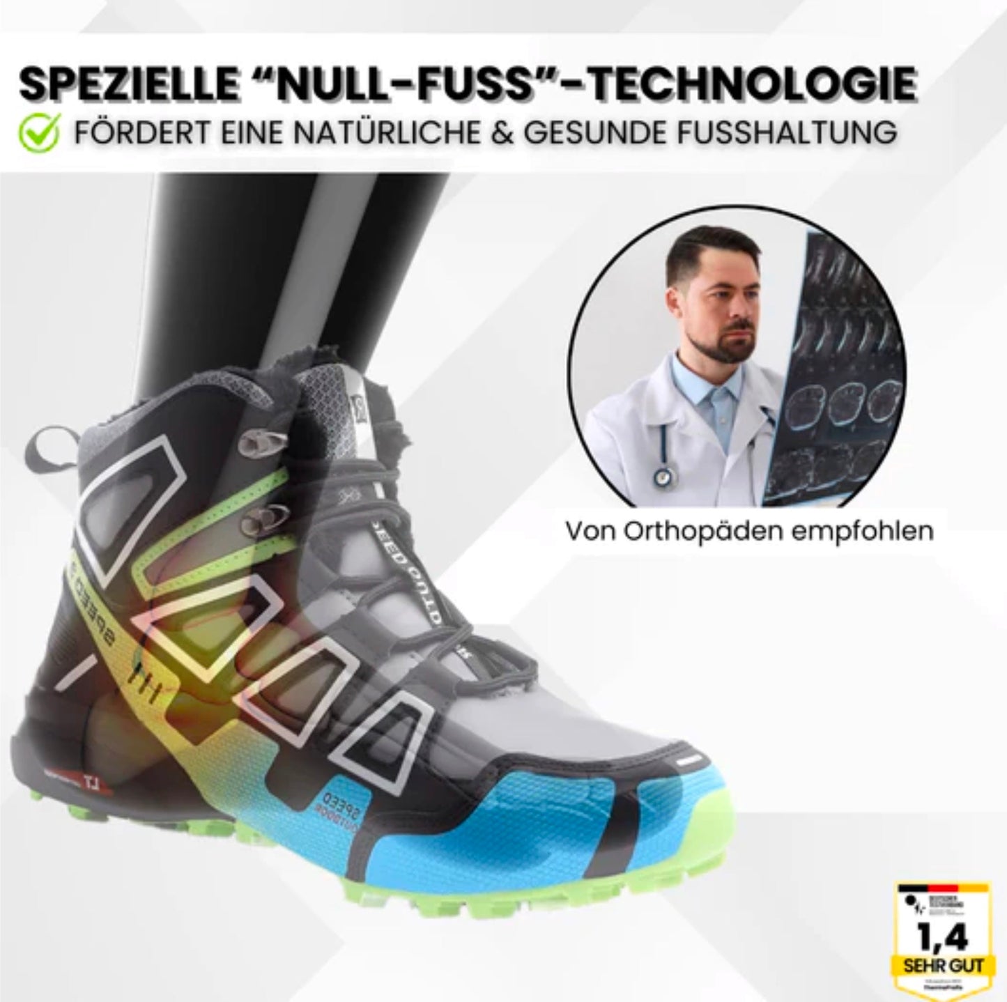 OrthoTrekking Pro Hallux – Trekkingsko til hallux valgus