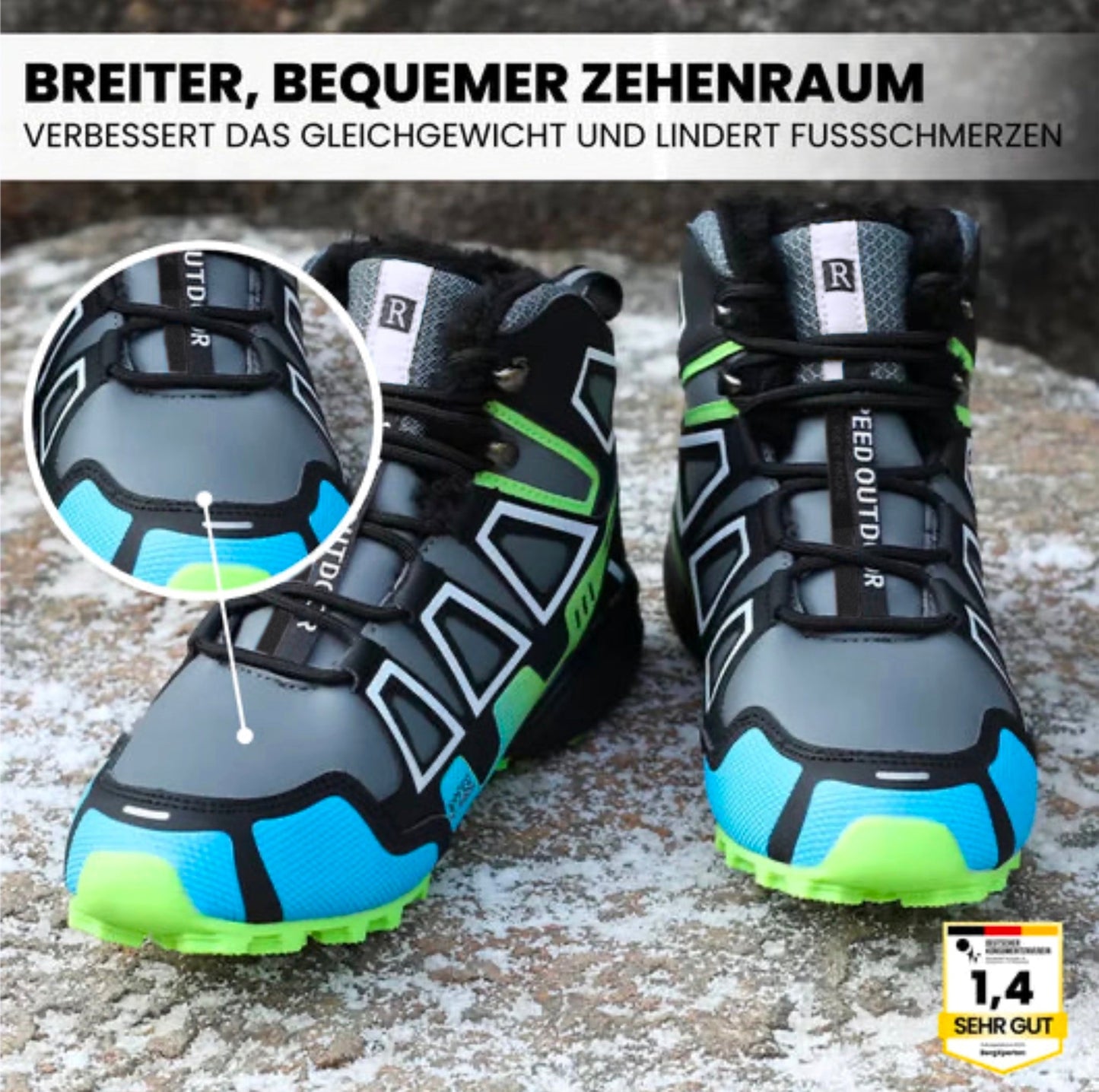 OrthoTrekking Pro – Ortopædiske vandrestøvler – Køb én, få én gratis