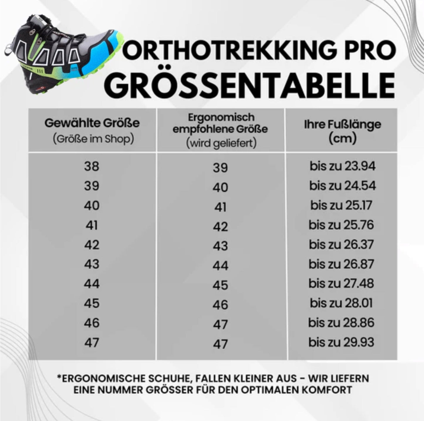 OrthoTrekking Pro – Ortopædiske vandrestøvler – Køb én, få én gratis