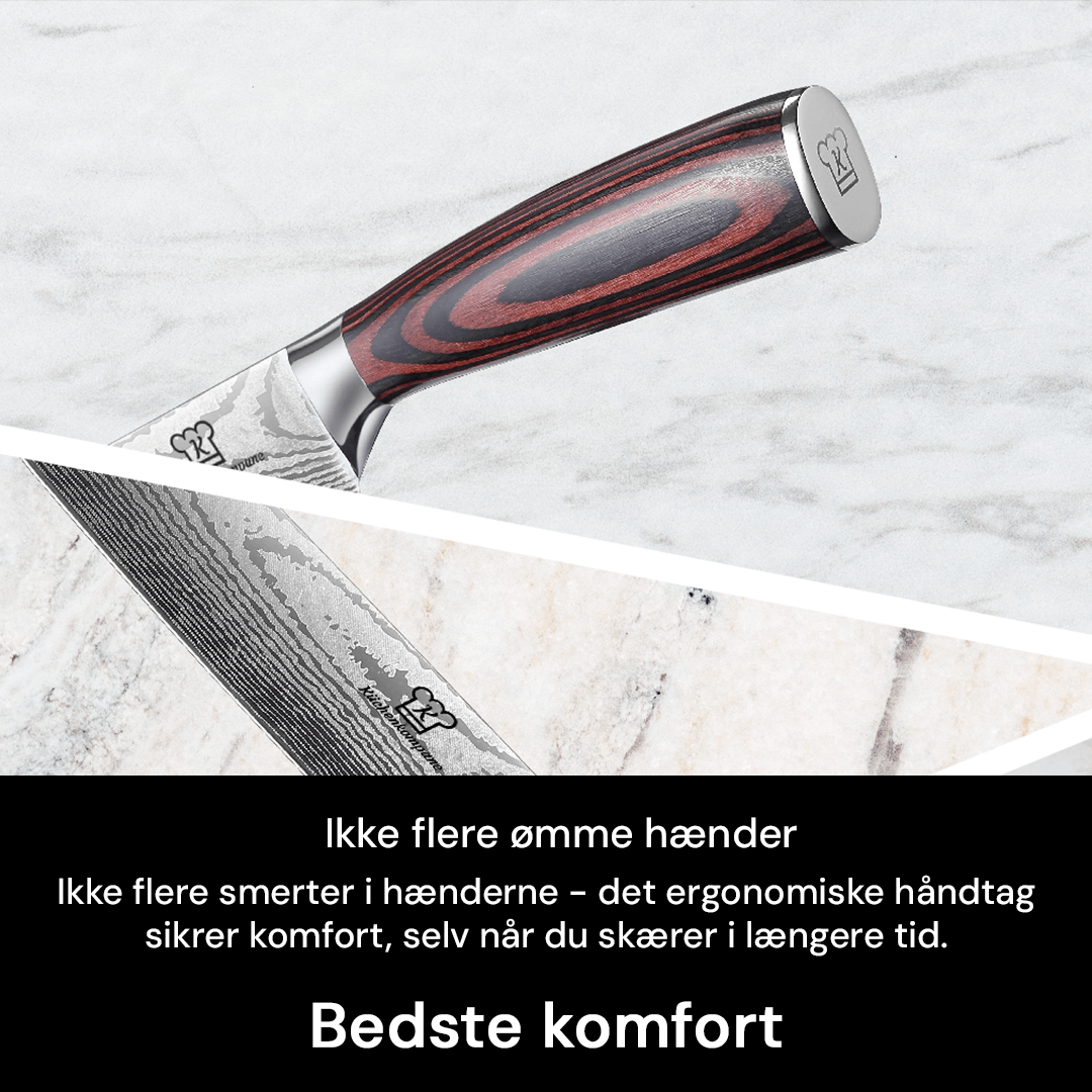 Premium Knivsæt (+ GRATIS Kogekursus & Kogebog PDF)