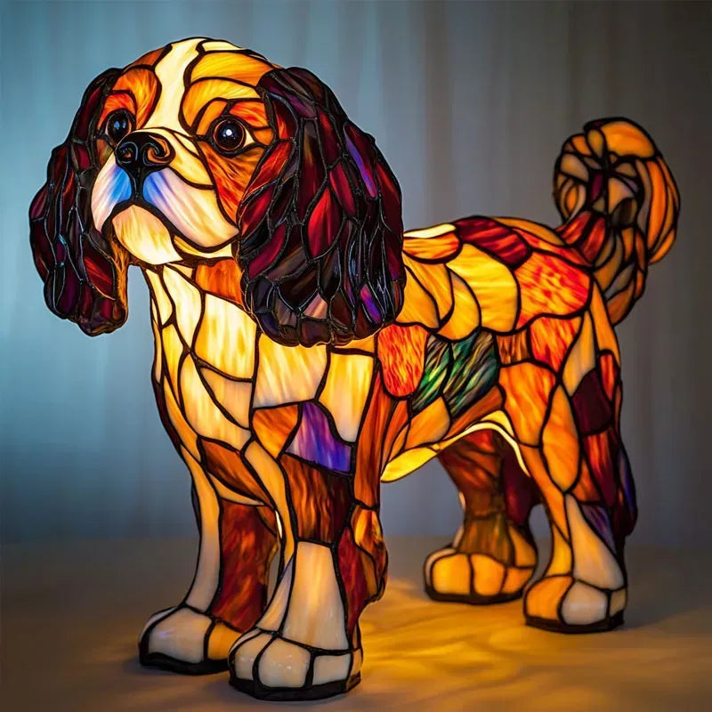 Håndlavet hundelampe – håndlavet stemningsbelysning
