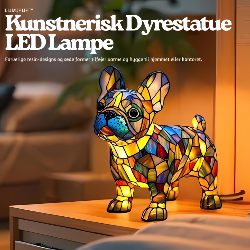 Kunstnerisk Dyrestatue LED Lampe