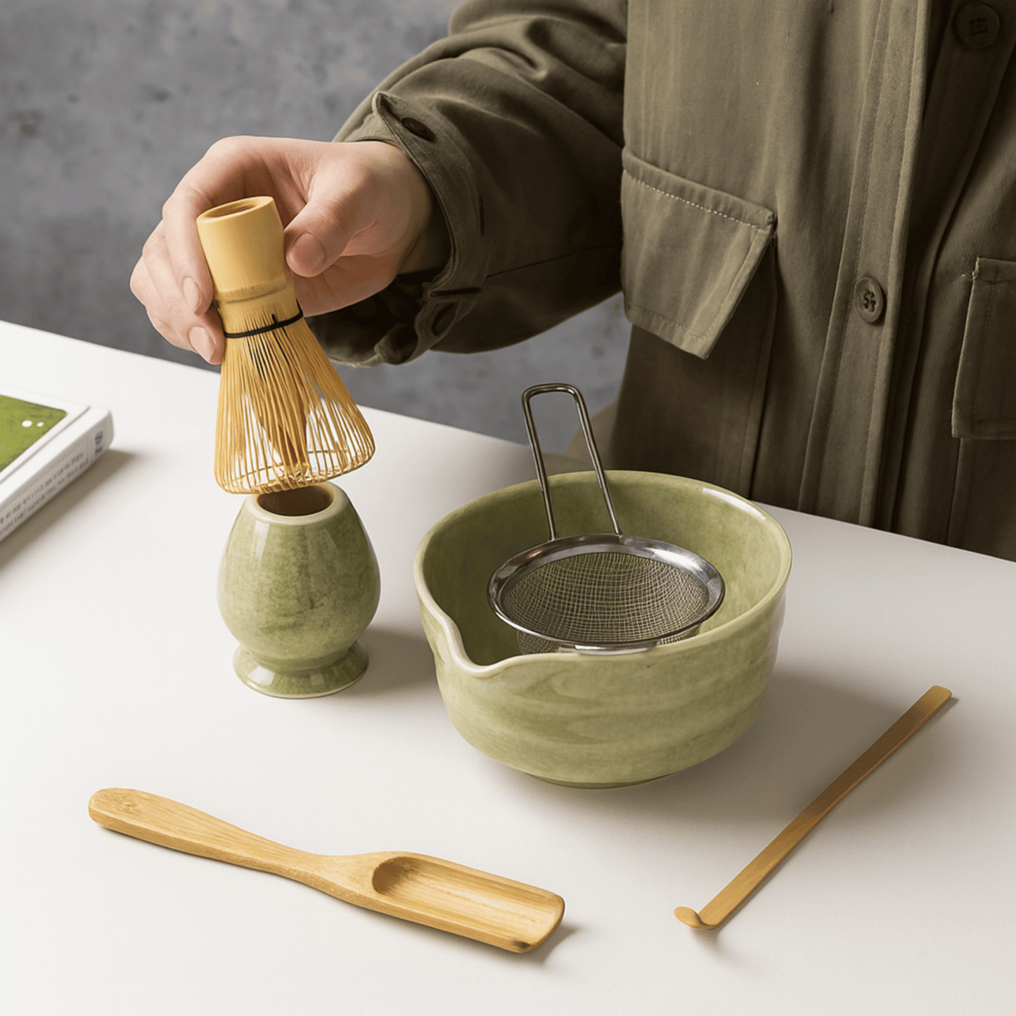Lumitea - Traditionelt Japansk Inspireret Matcha Sæt