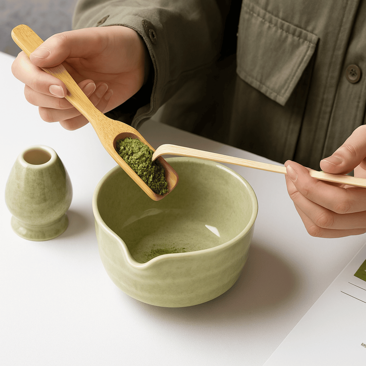 Lumitea - Traditionelt Japansk Inspireret Matcha Sæt