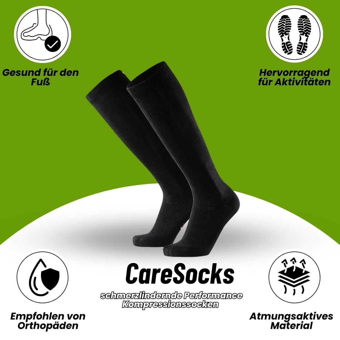 Caresocks – Kompressionsstrømper mod åreknuder og tunge ben