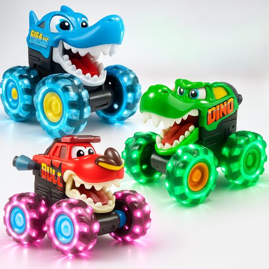 Monster Truck-legetøj – Lysende biler til børn og spædbørn