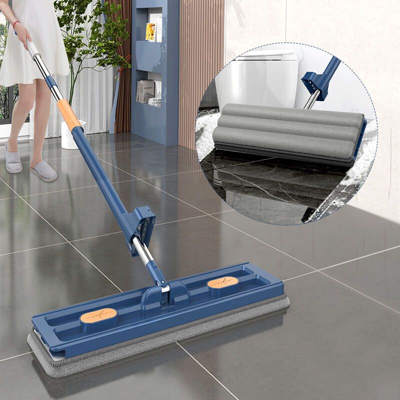 Moptrex - Stor Fladmoppe Med 360 Graders Drejehoved