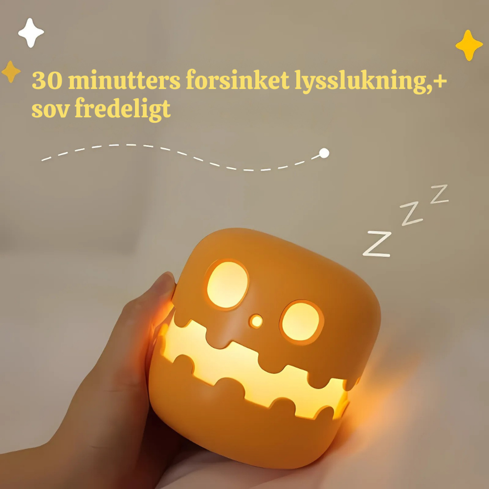 Genopladelig Smilende Græskarlygte