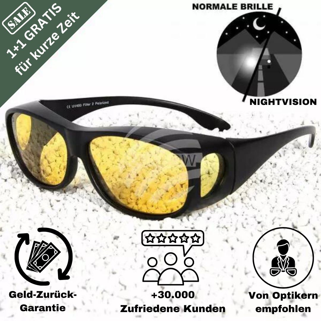 NightVision-briller til nattesyn – Tilbud: 1+1 gratis