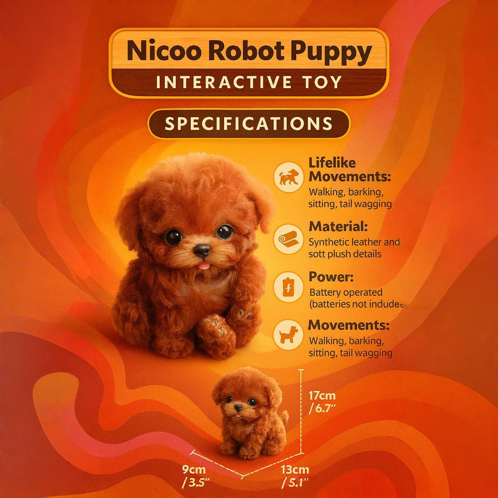 Nicoo Cucciolo Robot – Interaktivt lærerigt legetøj til børn