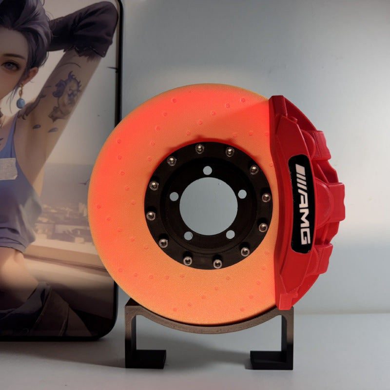 Stemningsbelysning i Brembo-bremsedesign med integreret trådløs opladning