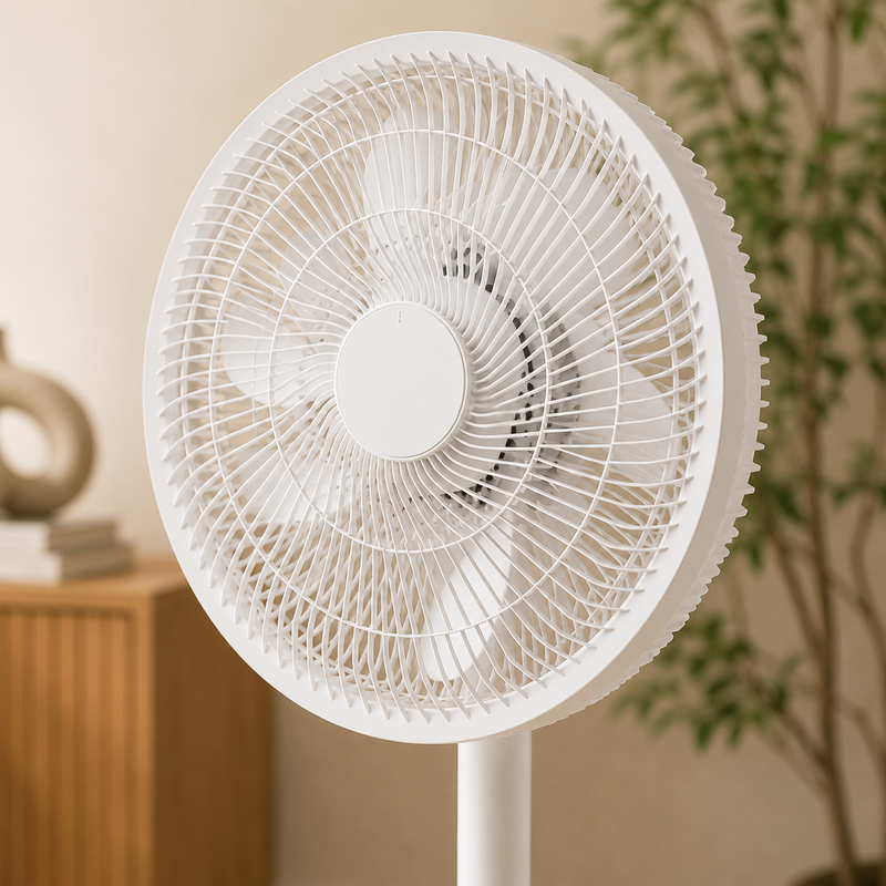 OmniFlow - Justerbar Gulvventilator Med Fjernbetjening
