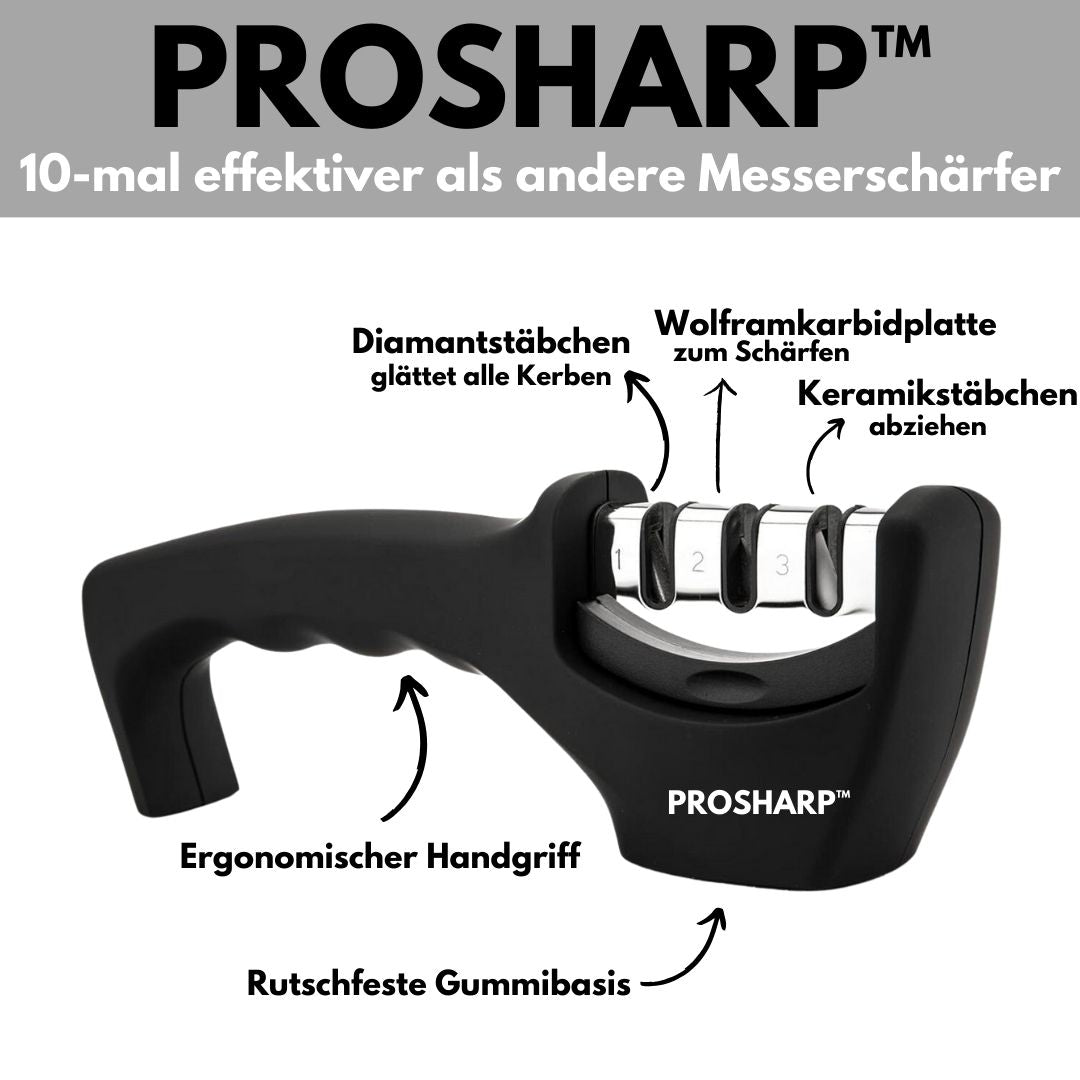 ProSharp – Professionel knivslibemaskine i keramik med 3 slibetrin