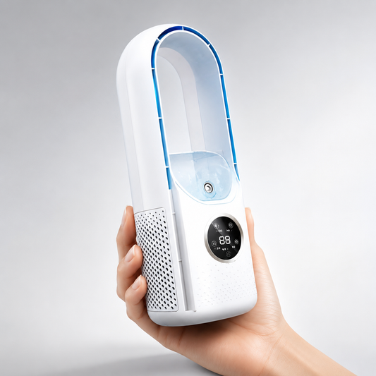 Transportabel bladløs aircondition med støjsvag køleventilator