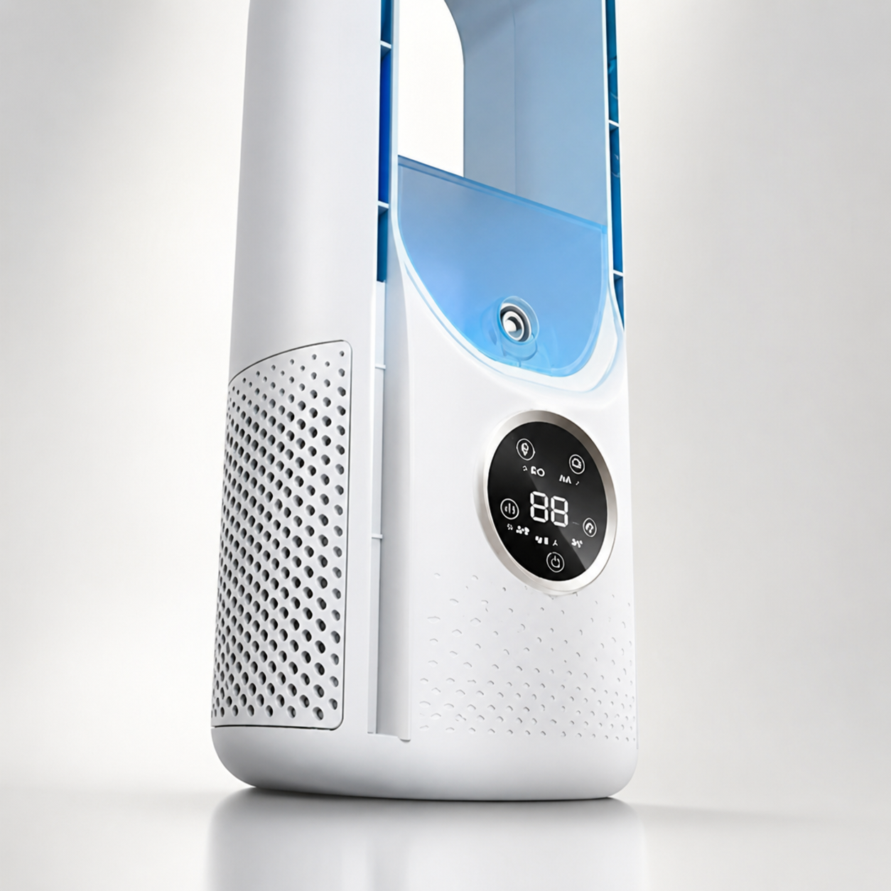 Transportabel bladløs aircondition med støjsvag køleventilator