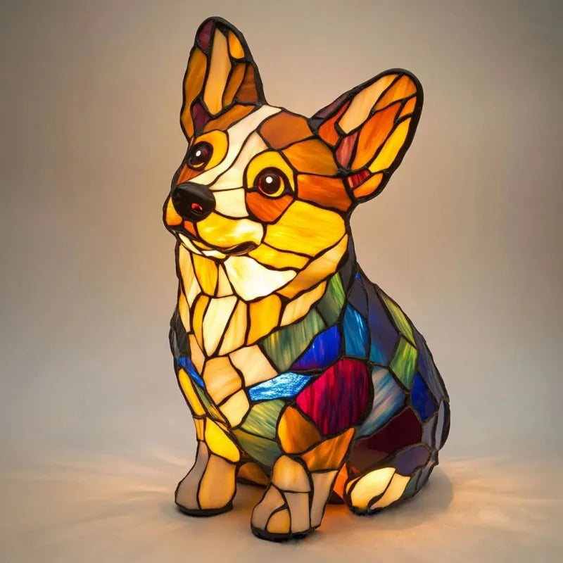Corgi Glanzlicht-lampe – Kreativ LED-belysning til haven og altanen