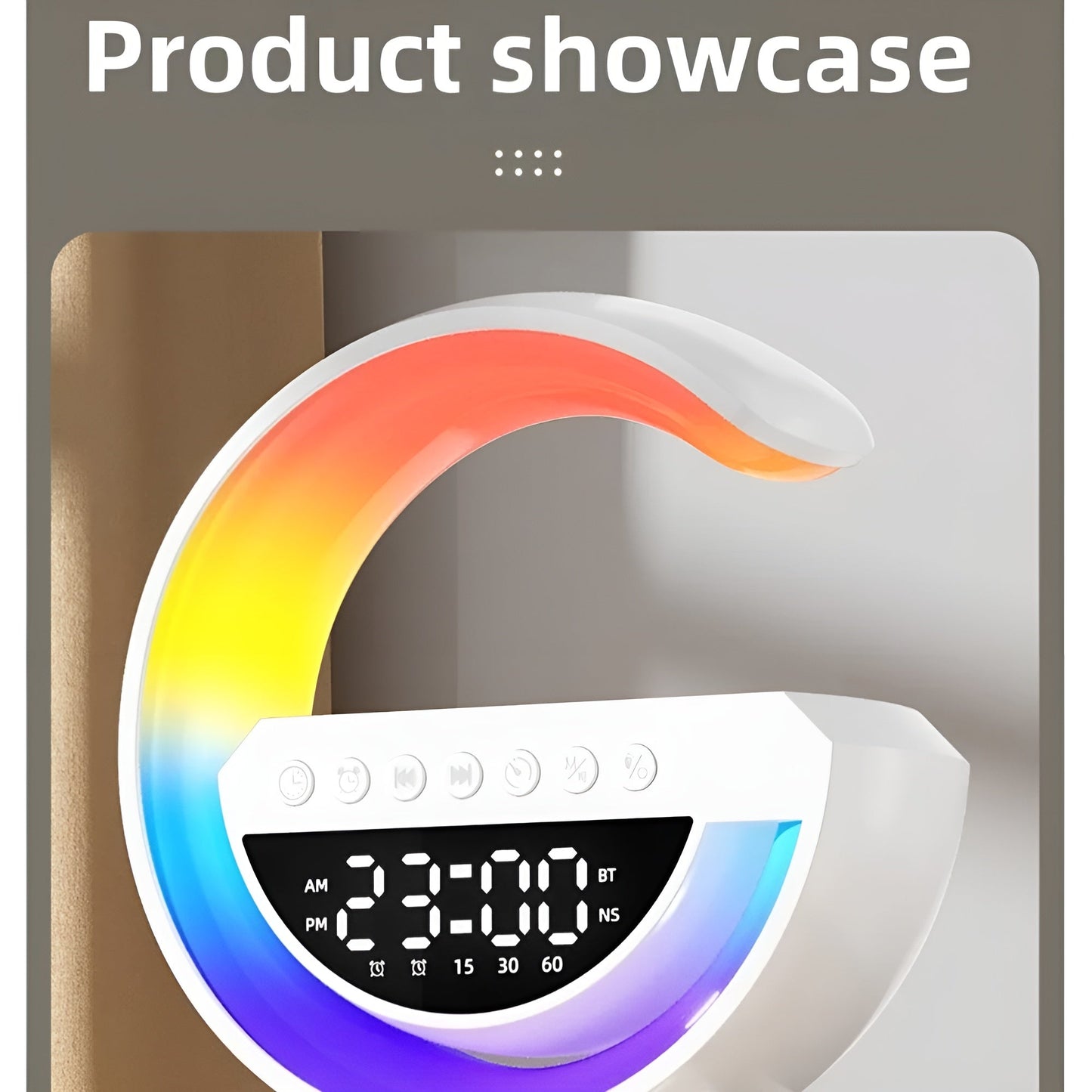 Ledsen™ Relaxi: Smart Afslapning Lys Atmosfære Bluetooth Højttaler Og Oplader