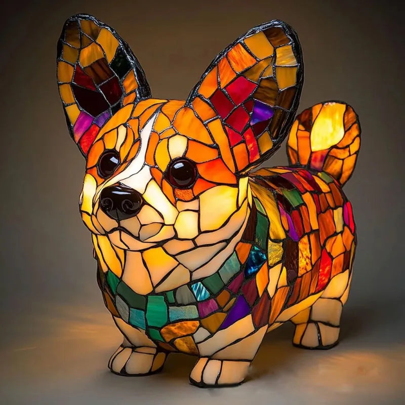 Corgi Glanzlicht-lampe – Kreativ LED-belysning til haven og altanen