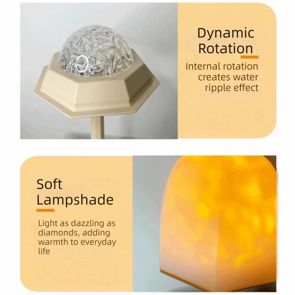 Ledsen™ MagicalLamp: Elegant LED Vand-Effekt Ambient Magisk Lampe
