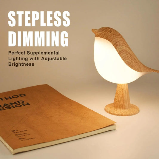 Ledsen™ BirdLamp - Bærbar Fjernbetjent LED Nattelys Sengekanten Fugl Lampe