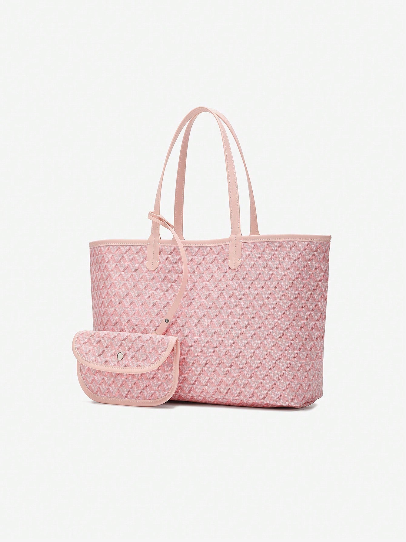 Tascova - Rumlig Shopper Med Grafisk Mønster