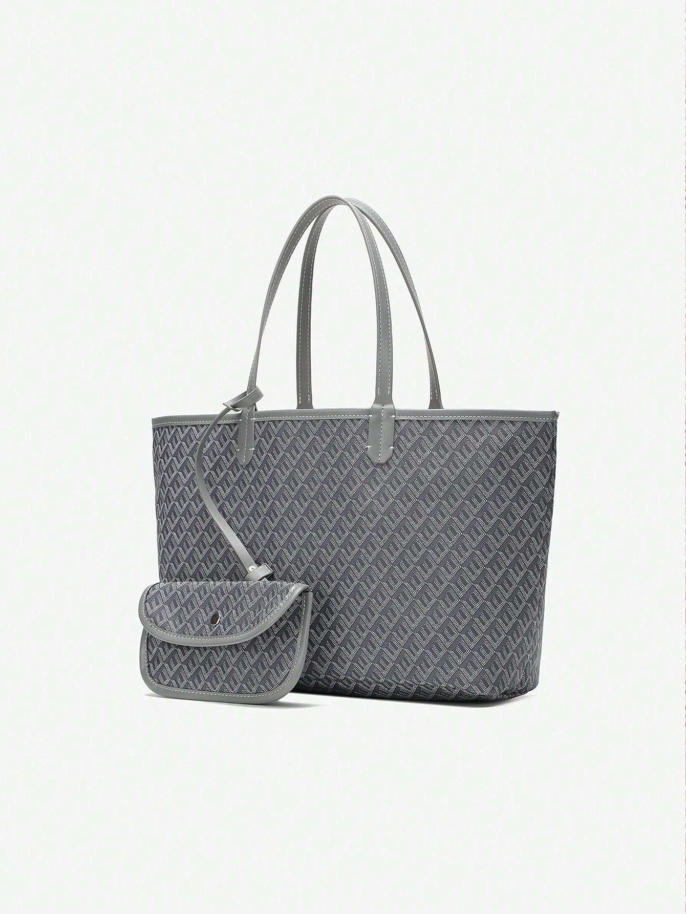 Tascova - Rumlig Shopper Med Grafisk Mønster