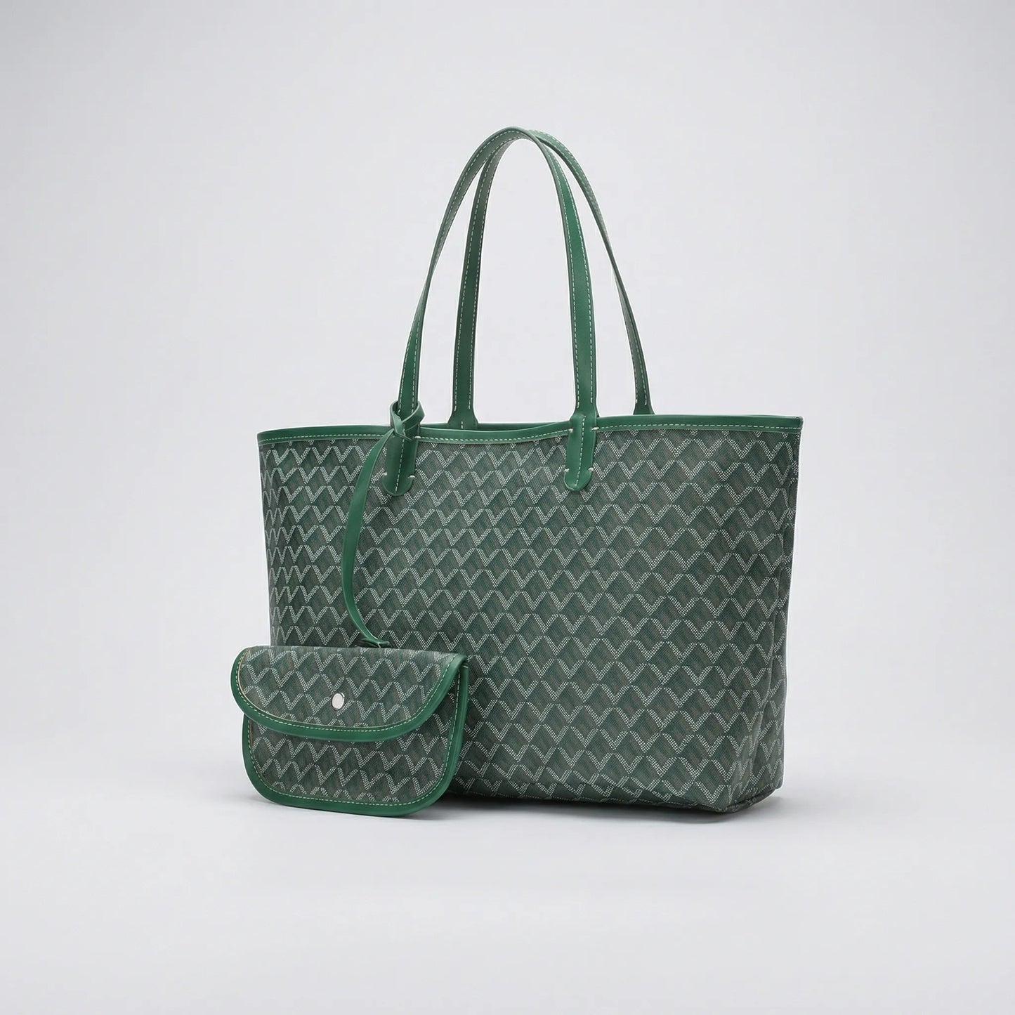 Tascova - Rumlig Shopper Med Grafisk Mønster