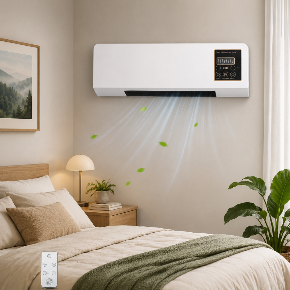 Thermio - Varmeblæser Væghængt Med Ventilator