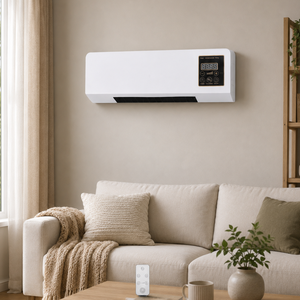 Thermio - Varmeblæser Væghængt Med Ventilator