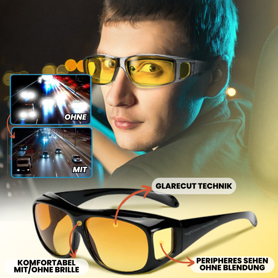 NightVision-briller til nattesyn – Tilbud: 1+1 gratis