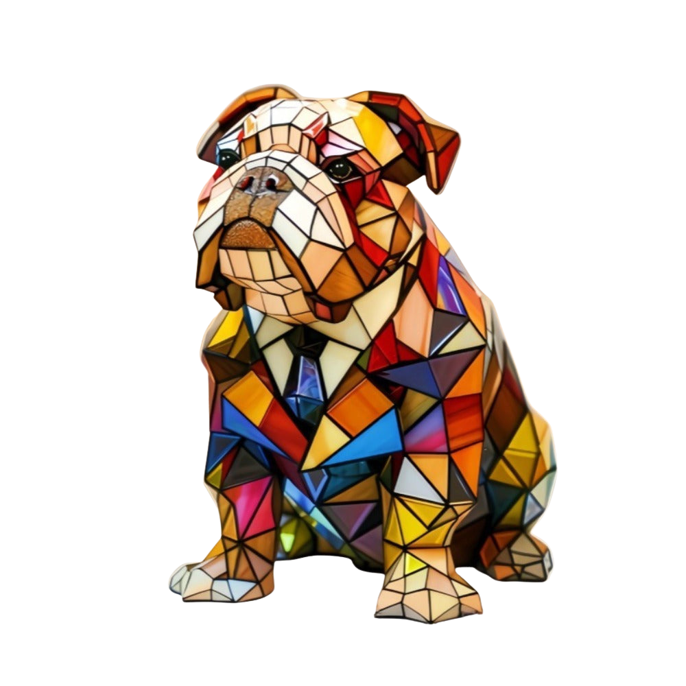 Bulldog Elegance-lampe – LED-lampe i art deco-design til hjemmet og kontoret