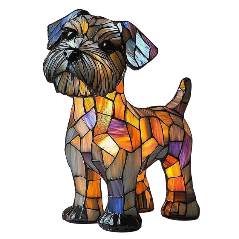 Fido Terrier-lampe – Solcelledrevet LED-lampe til udendørs brug og haven