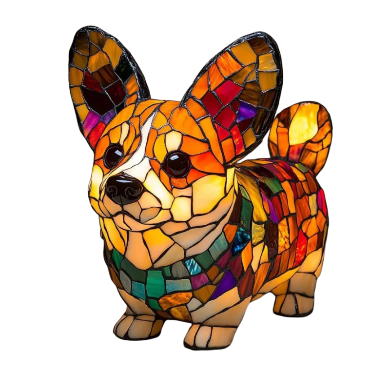 Corgi Glanzlicht-lampe – Kreativ LED-belysning til haven og altanen