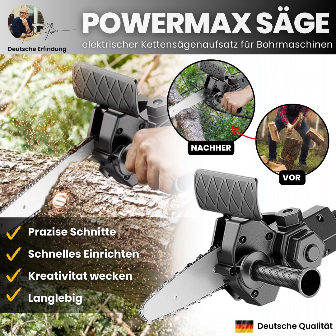 PowerMax – Elektrisk kædesavsboretilbehør – Originalen