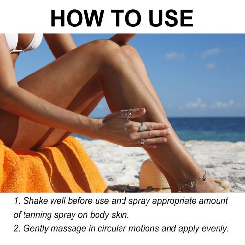 Bronzing selvbrunerspray med kokosolie