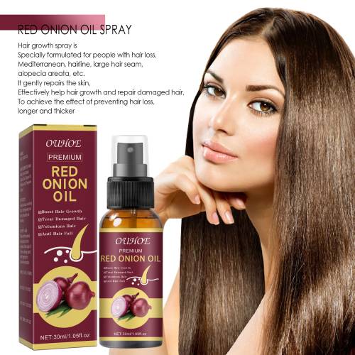 Løg jojoba hårolie-spray