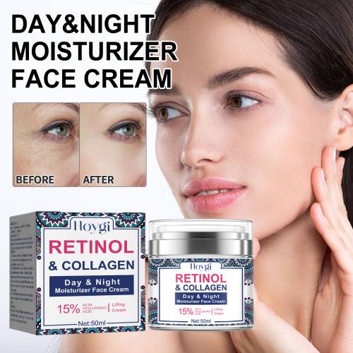 Kollagen og retinol ansigtscreme