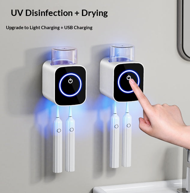 UV-C tandbørsteholder med tørrefunktion